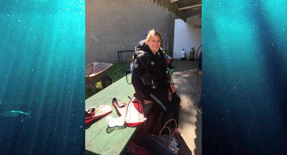 An introductory diving course at Lake Helene really excited guest author Fiona