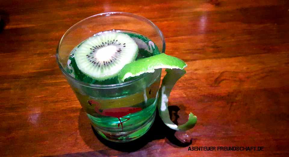 Silvester-Cocktails Grüne Alienspucke
