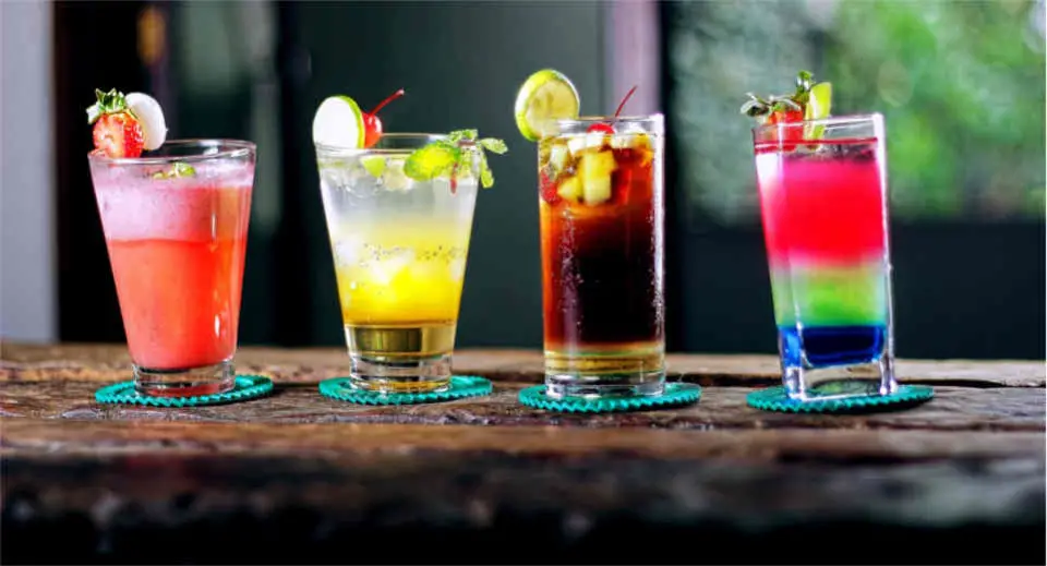 vester-Cocktails von süss bis sauer, fruchtig und herb