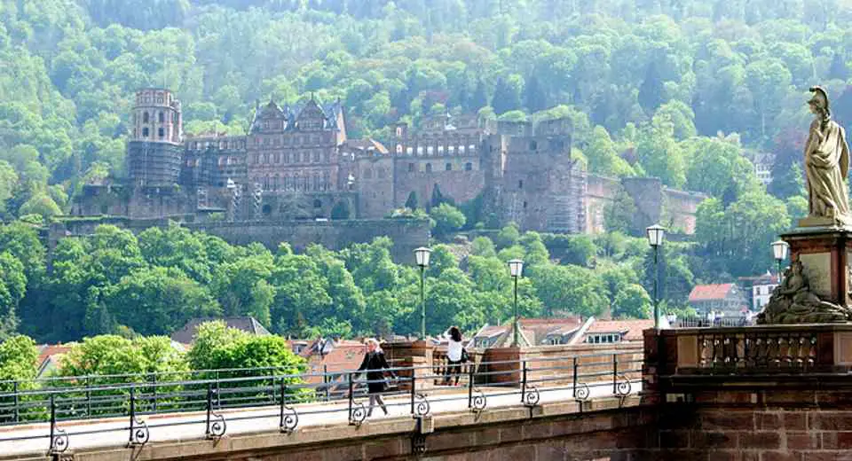 Heidelberg has one of the most beautiful old towns in Germany