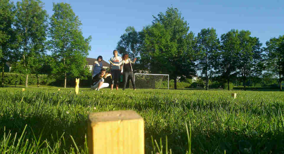 As an outdoor throwing game, the rules for how to play Kubb are easy to explain