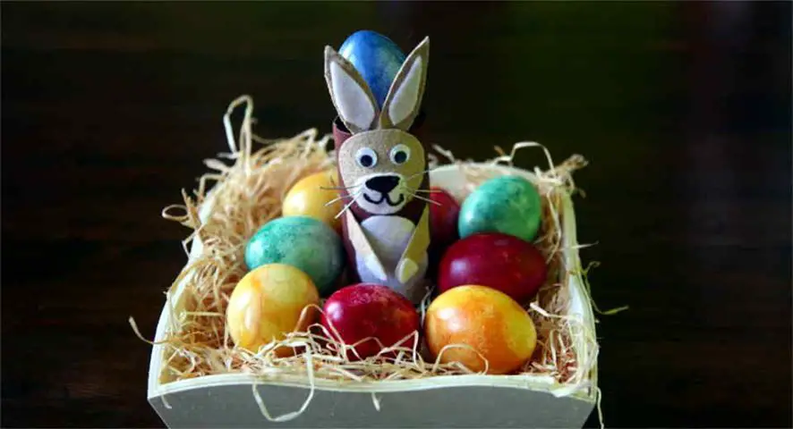 One of the Easter celebration ideas is to create decoration together