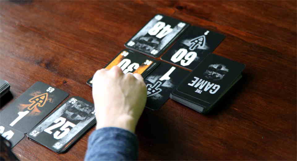 The Face to Face game is a card game for 2 players with luck factor