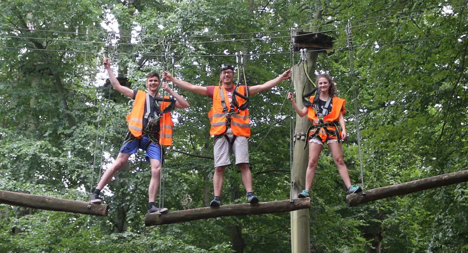 We tested the Jungfernheide high ropes course 