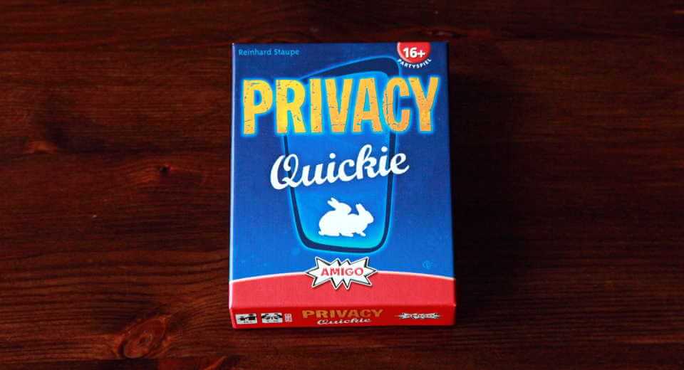 Amigo Privacy Partyspiel Set Quickie+Scharf wie Chili Humor Sex Kartenspiel 