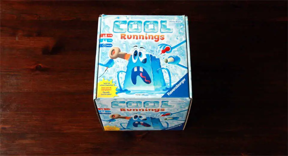 The fun Cool Runnings board games with real ice cubes 