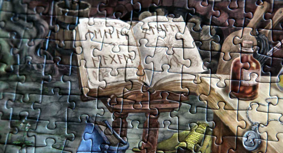 Beim Exit Puzzle Hexenküche gibt es viele Details zu entdecken, die Hinweise zu Rätseln sind.