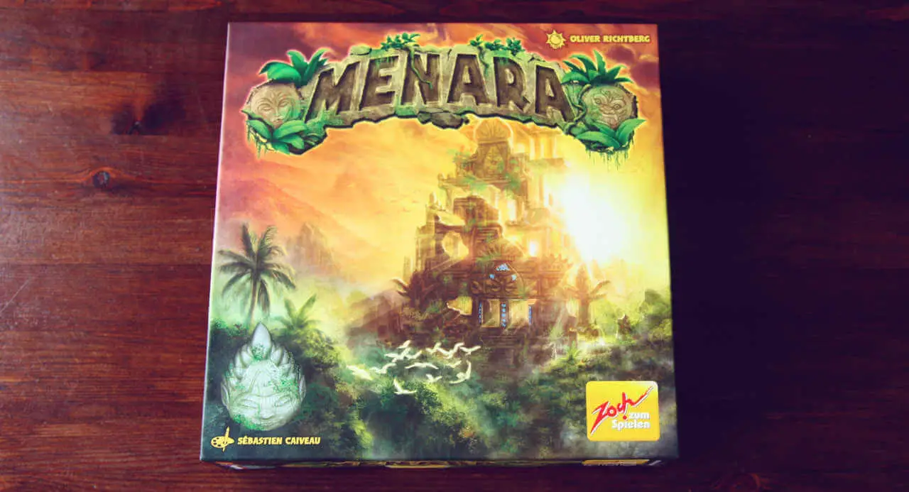 The Menara board game is a game of skill where you build a temple together 