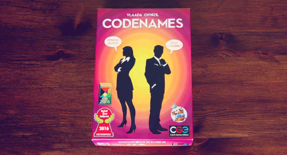 The Codenames board game is an entertaining guessing game 