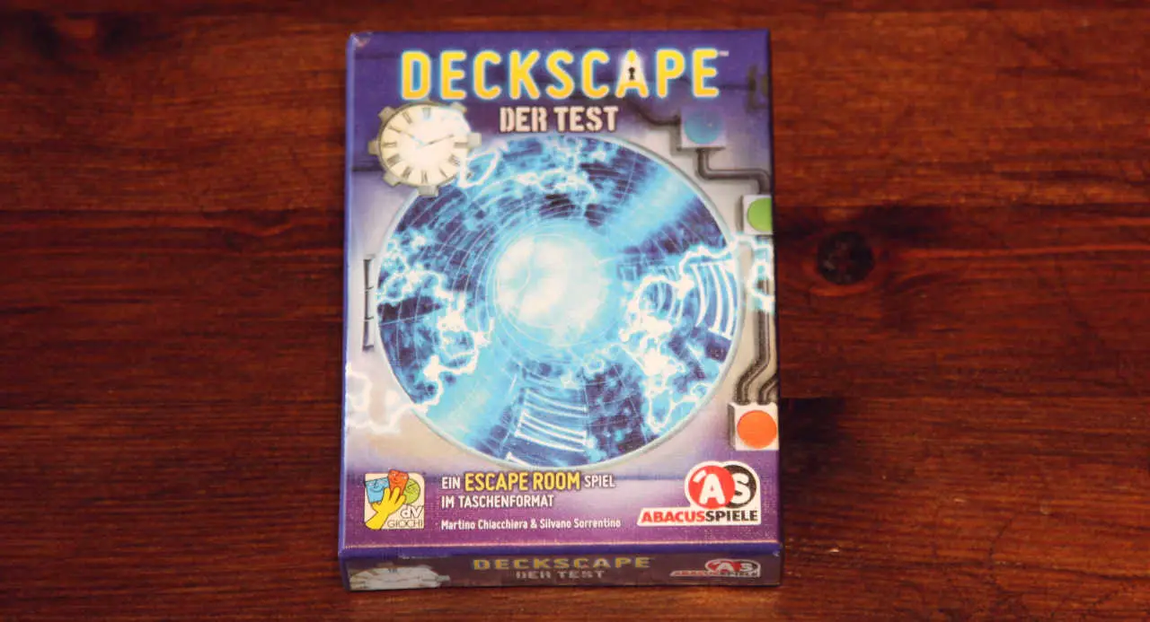 Deckscape Test Time is an Escape Game for the home with cards 