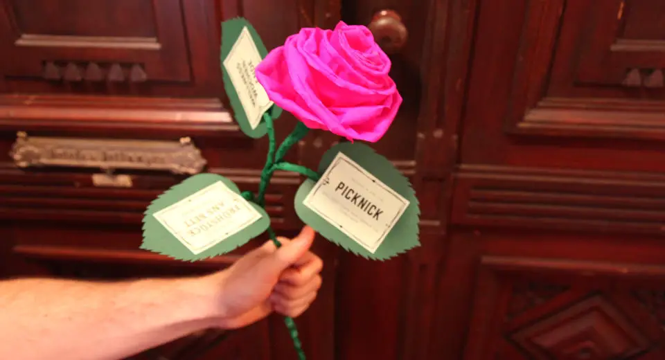 A DIY gift voucher rose makes a lovely gift for a favourite person 