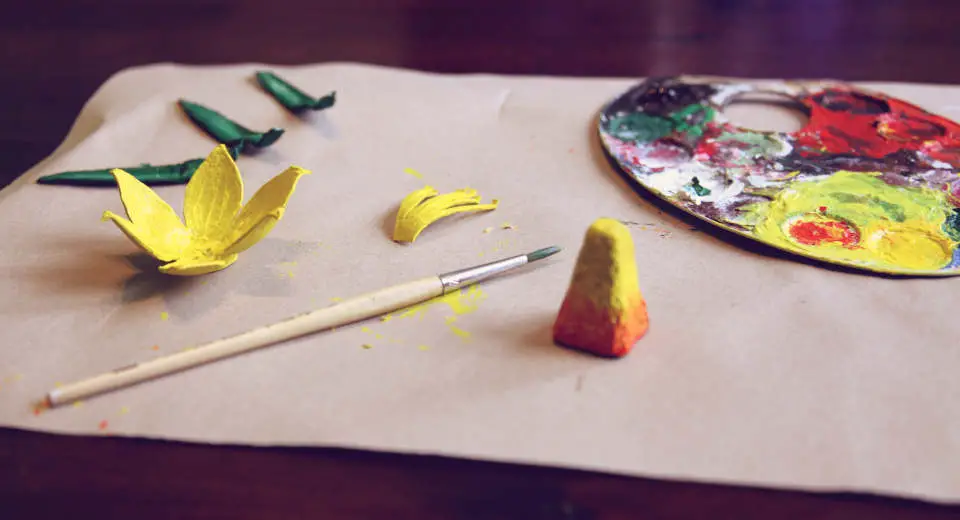 When making egg carton daffodils, one step is to paint the flower parts