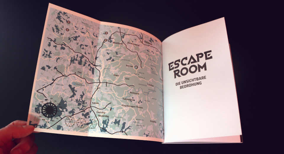 Escape Room: Die unsichtbare Bedrohung – Karte von London