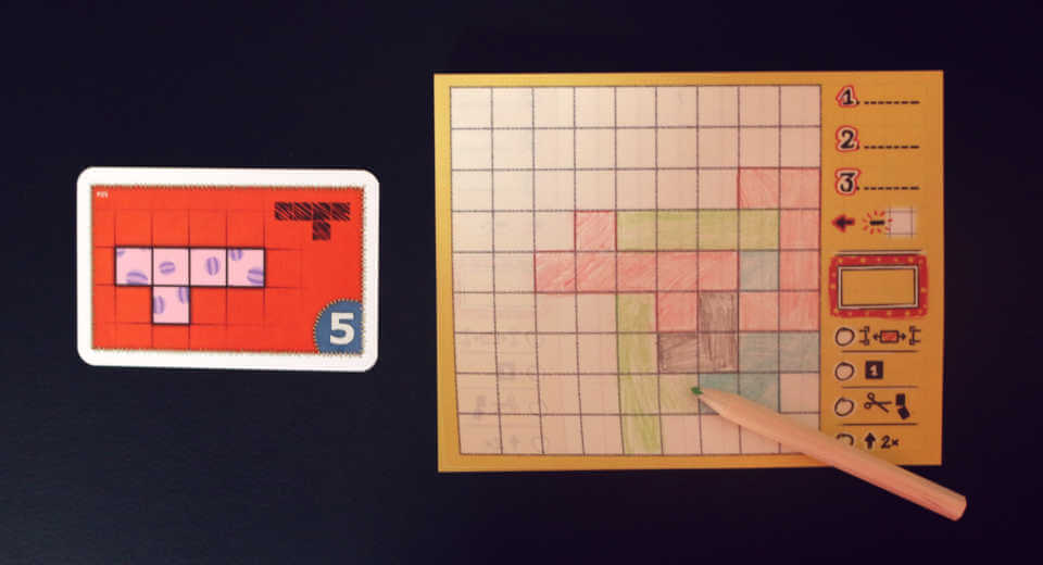 Patches are drawn in the Patchwork Doodle game