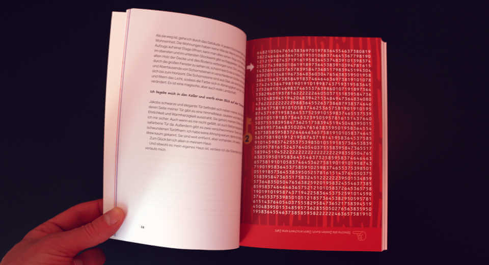 Ein Zahlenrätsel auf Rot