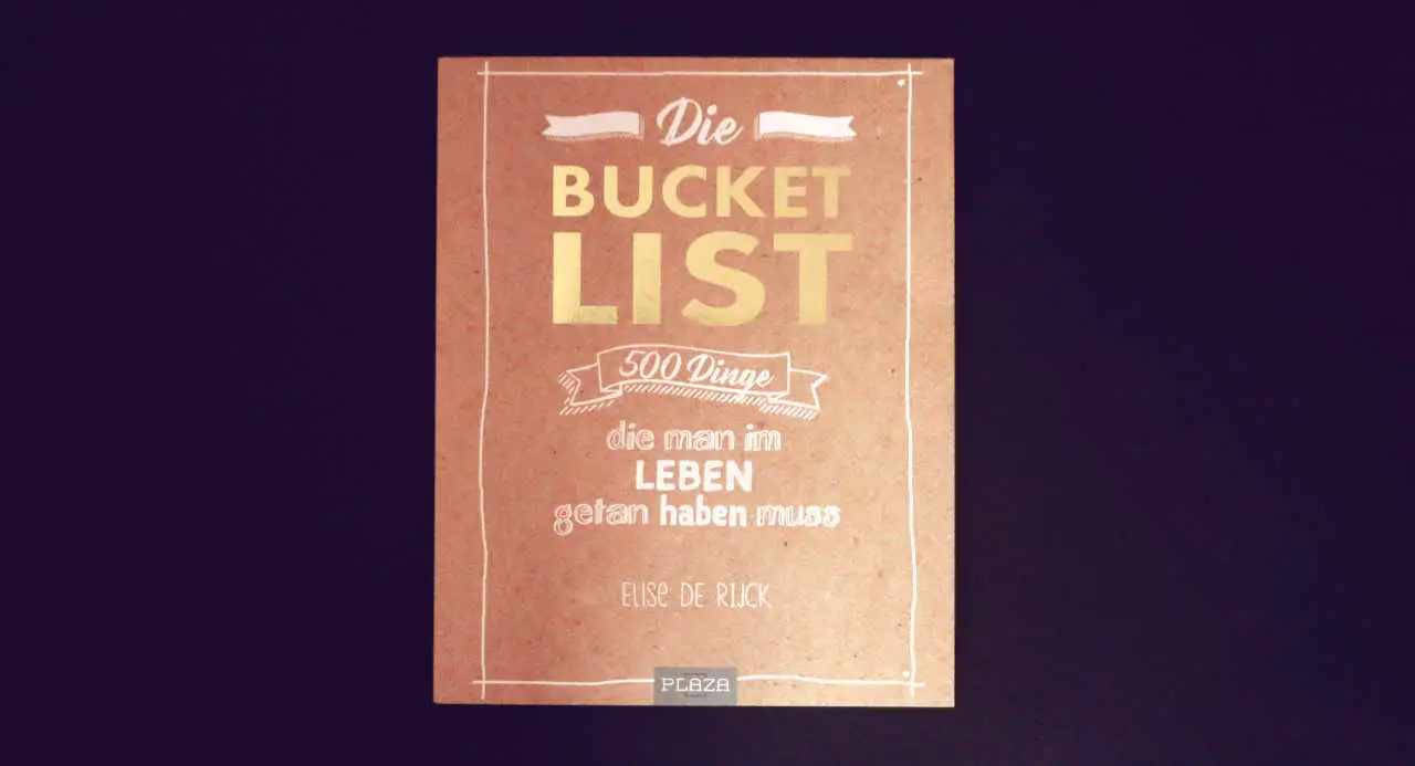 The Bucket List book is full of experiences that even a 100 year old hasn't done 