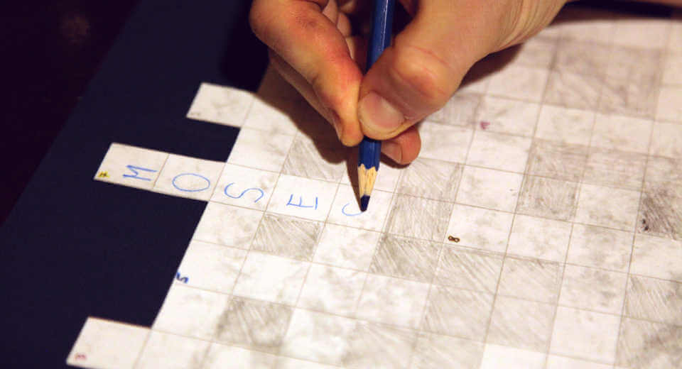This is how to make a crossword puzzle