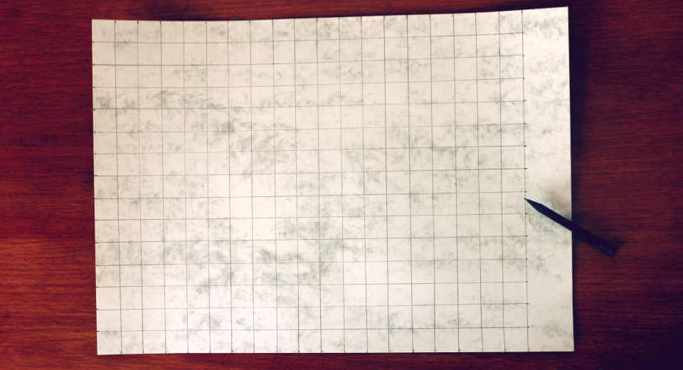 Grid on clay paper for this how to make a crossword puzzle