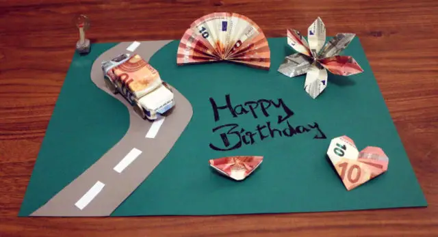 How to craft a18th Birthday Money Gift 