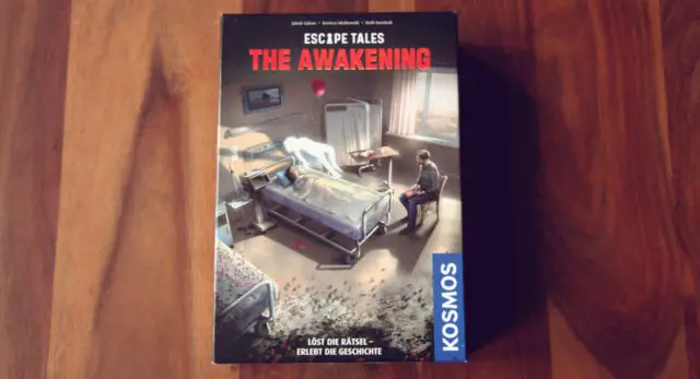 The Awakening Escape Tales is a story-heavy escape game for the home from Kosmos Publishing. 