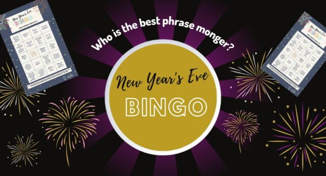  Year's Eve Bingo Printable with Free Temp