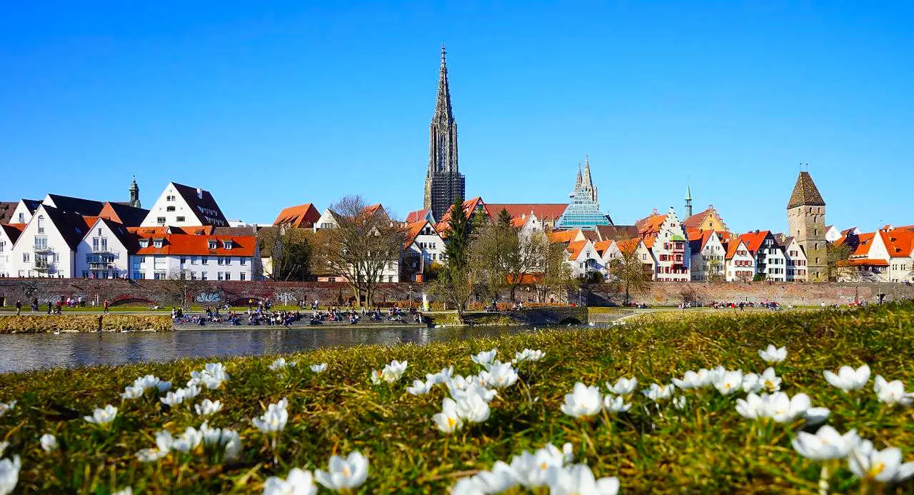 The most beautiful destinations in Ulm - Panorama of the Old Town 