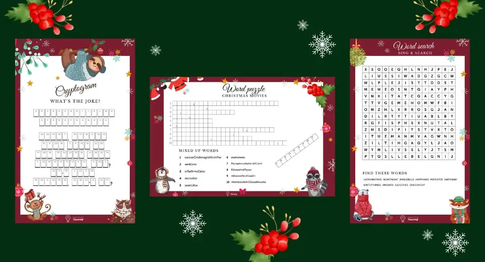 Fun Advent calendar riddles for adults include joke questions, funny riddles and jokes packaged as cryptograms.