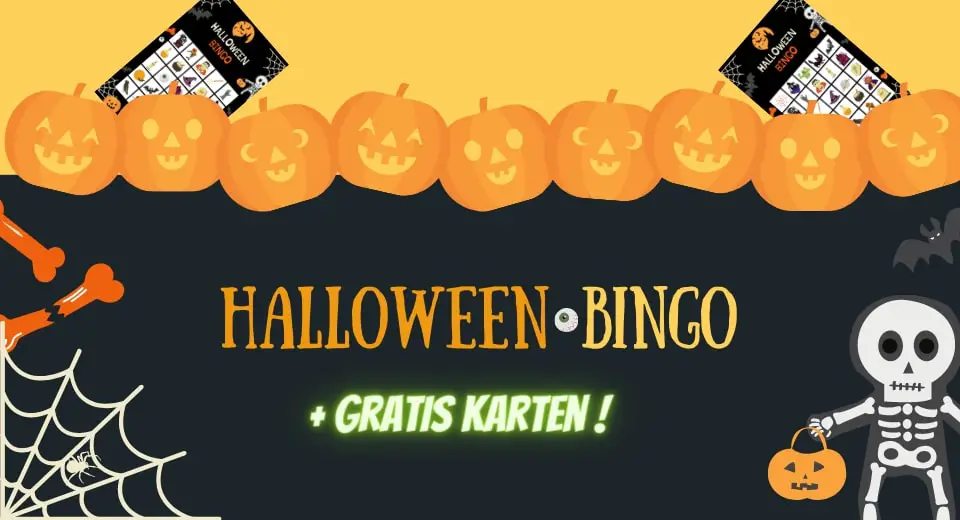 loween Bingo zum ausdrucken mit 20 kostenlosen Bingokarten