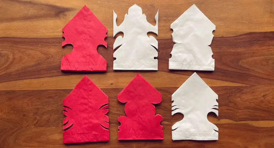 "The 6 most beautiful patterns and how to make this paper bag stars"