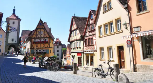 "The Plönlein is one of the most picturesque Rothenburg ob der Tauber sights."