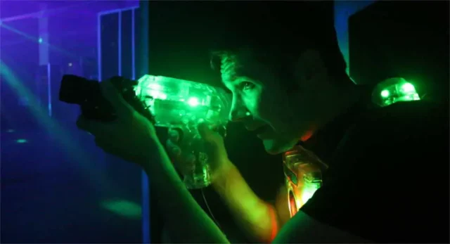 "Celebrate birthday in Berlin – Playing Laser Tag"