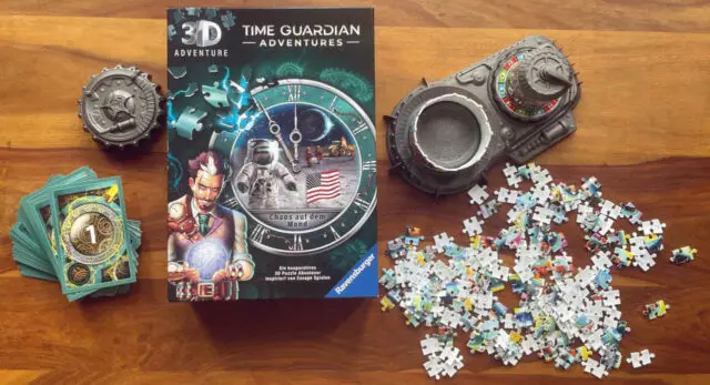  3D Abenteuerpuzzle Time Guardians Chaos auf dem Mond bietet 2 Stunden Spielspaß