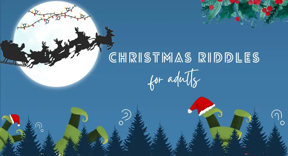  best 24 Christmas riddles for adults printable as a Christmas 