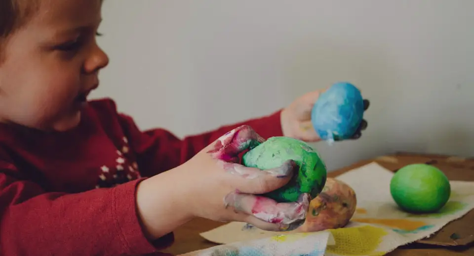 "Painting Easter eggs is part of Easter"